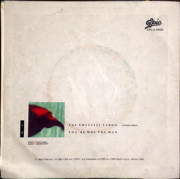 Sade - The Sweetest Taboo | Epic (EPC A 6609) - 2