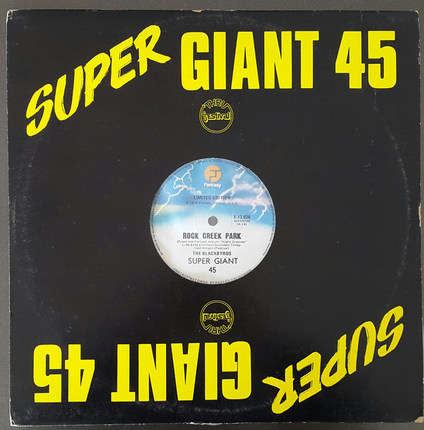 The Blackbyrds - Walking In Rhythm / Rock Creek Park | Fantasy (X-13,026)