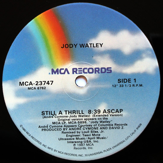 Jody Watley - Still A Thrill | MCA Records (MCA-23747) - 3