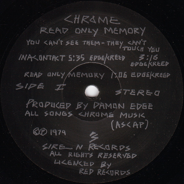 Chrome - Read Only Memory | Siren Records (DE·SEC·444) - 3