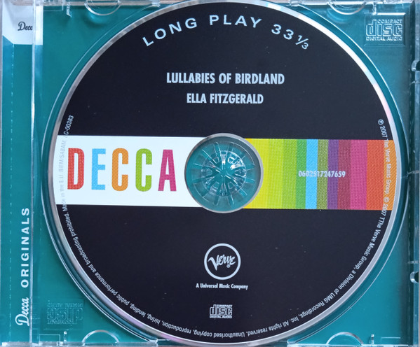 Ella Fitzgerald - Lullabies Of Birdland | Verve Records (0602517247659) - 3 Ella Fitzgerald - Lullabies Of Birdland | Verve Records (0602517247659) - 3