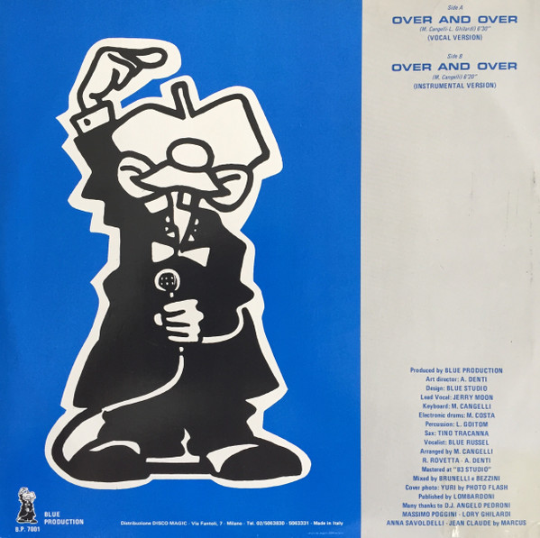 Jerry Moon - Over And Over | Blue Production (B.P. 7001) - 2 Jerry Moon - Over And Over | Blue Production (B.P. 7001) - 2