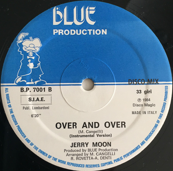 Jerry Moon - Over And Over | Blue Production (B.P. 7001) - 4 Jerry Moon - Over And Over | Blue Production (B.P. 7001) - 4