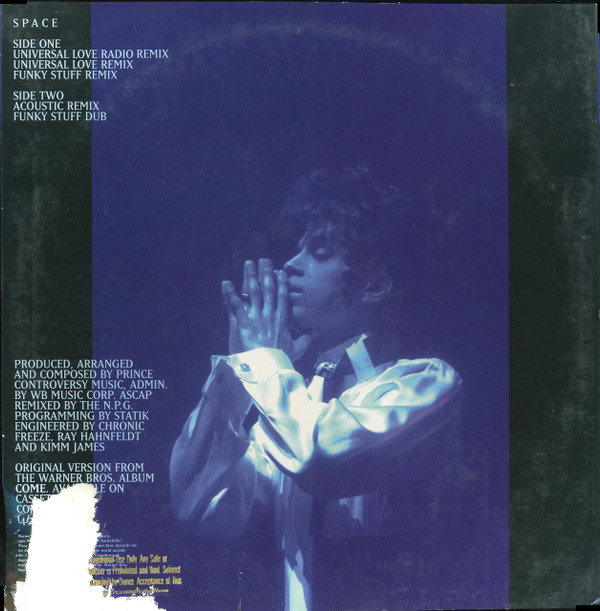 Prince - Space | Warner Bros. Records (9 41833-0) - 2