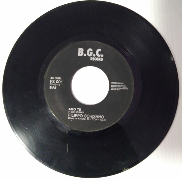 Filippo Schisano - Odio Mio Figlio | B.G.C. Record (FS 001) - 2 Filippo Schisano - Odio Mio Figlio | B.G.C. Record (FS 001) - 2