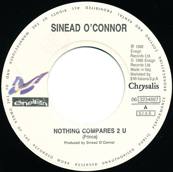 Sinéad O'Connor - Nothing Compares 2 U | Ensign (06 3234887) - 3