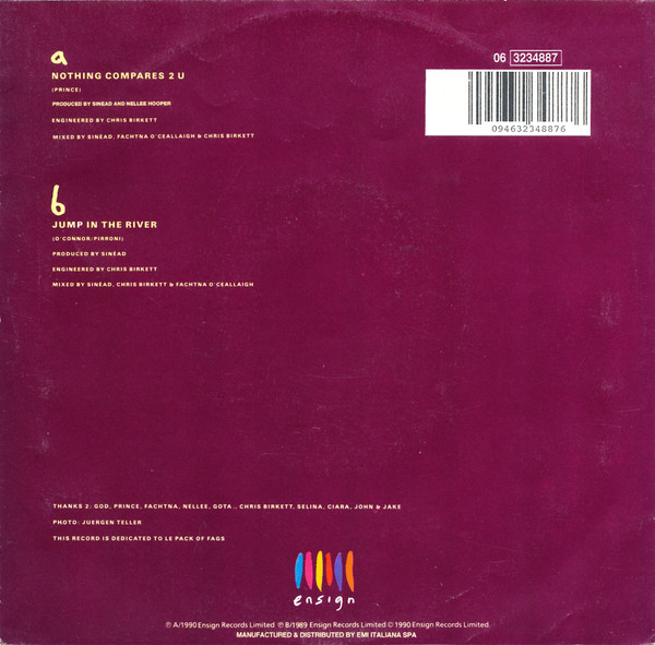 Sinéad O'Connor - Nothing Compares 2 U | Ensign (06 3234887) - 2