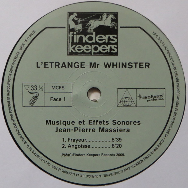 Horrific Child - L'Étrange Mr Whinster | Finders Keepers Records (FKR027LP) - 3