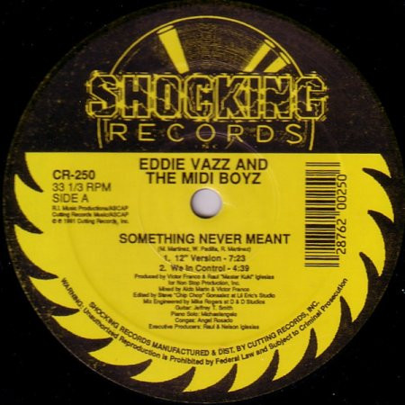Eddie Vazz And The Midi Boyz - Something Never Meant | Shocking Records (CR-250) - main