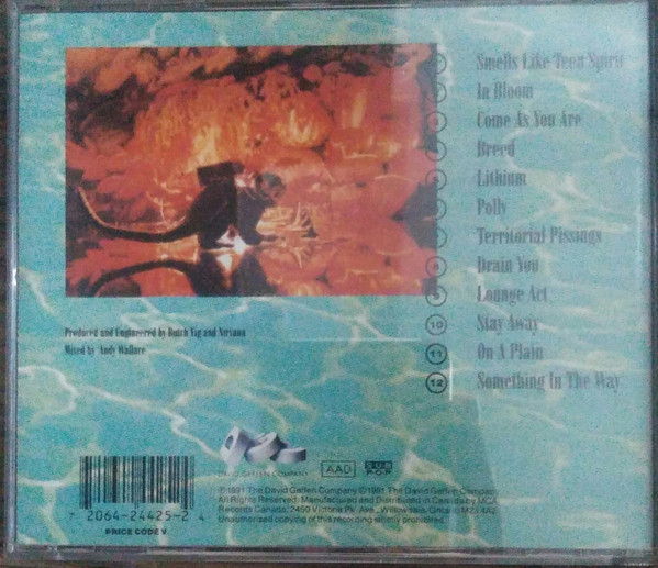 Nirvana - Nevermind [CD] | DGC (DGCD-24425) - 5