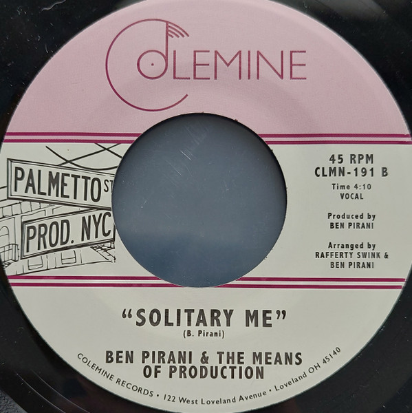 Ben Pirani & The Means of Production - More Than A Memory | Colemine Records (CLMN-191) - 2