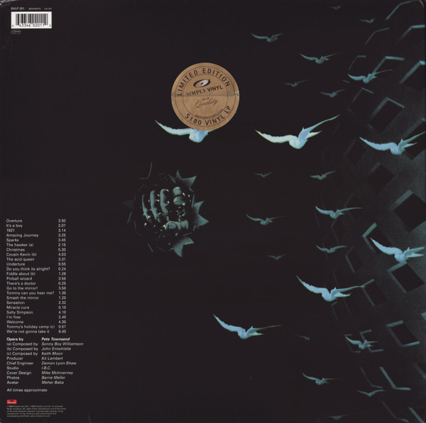 The Who - Tommy | Simply Vinyl (SVLP 201) - 3