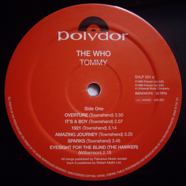 The Who - Tommy | Simply Vinyl (SVLP 201) - 4