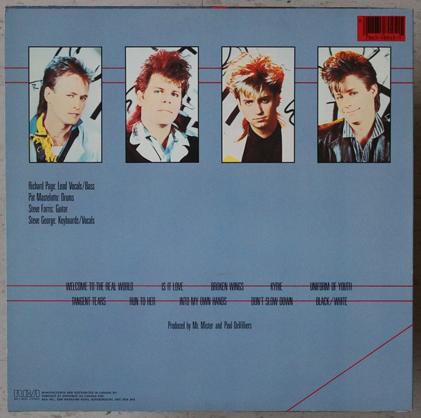 Mr. Mister - Welcome To The Real World | RCA Victor (NFL1-8045) - 2 Mr. Mister - Welcome To The Real World | RCA Victor (NFL1-8045) - 2