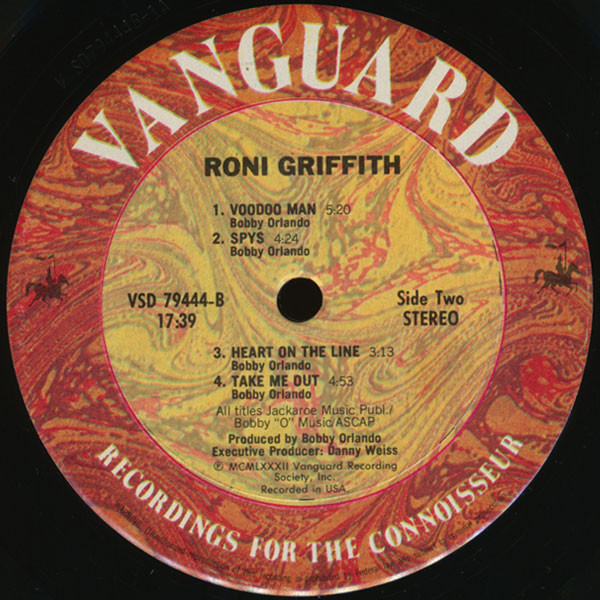 Roni Griffith - Roni Griffith | Vanguard (VSD 79444) - 4 Roni Griffith - Roni Griffith | Vanguard (VSD 79444) - 4