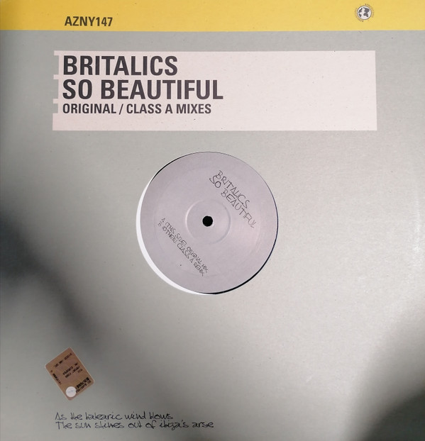 Britalics - So Beautiful | Azuli Records (AZNY147) - 3