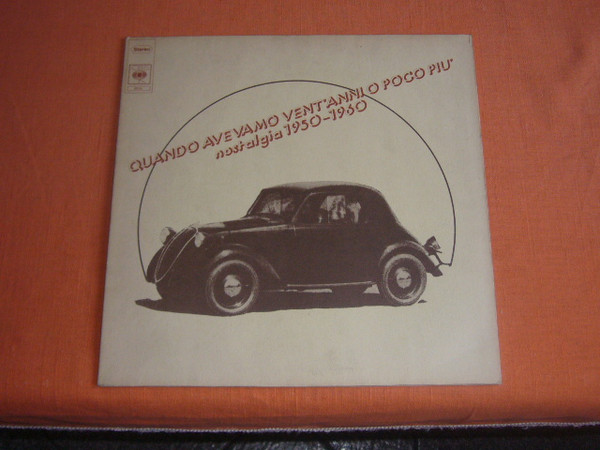 Various - Quando Avevamo Vent'anni O Poco Piu'-Nostalgia 1950-1960 | CBS (69116)
