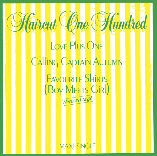 Haircut One Hundred - Love Plus One | Arista (F-600.540) Haircut One Hundred - Love Plus One | Arista (F-600.540)