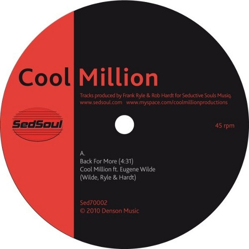 Cool Million - Back For More | Sedsoul (Sed70002)