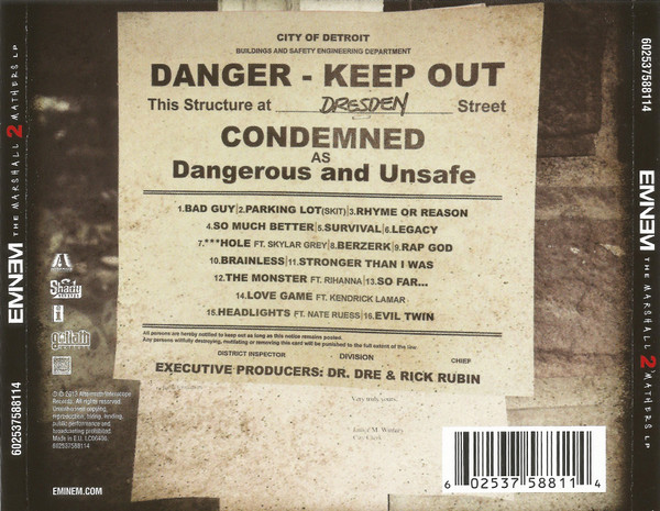Eminem - The Marshall Mathers LP2 | Aftermath Entertainment (602537588114) - 2
