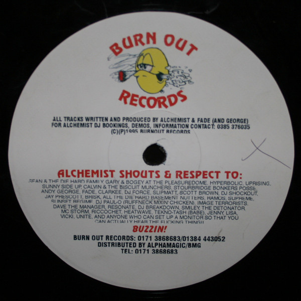 Alchemist & Fade - Sweet Inspiration / Totally Confused | Burn Out Records (BOR 1) - 3