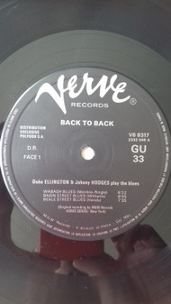 Duke Ellington / Johnny Hodges - Back To Back (Duke Ellington And Johnny Hodges Play The Blues) | Verve Records (V6-8317) - 3