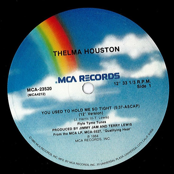 Thelma Houston - You Used To Hold Me So Tight (12" Version) | MCA Records (MCA-23520) - 3 Thelma Houston - You Used To Hold Me So Tight (12" Version) | MCA Records (MCA-23520) - 3