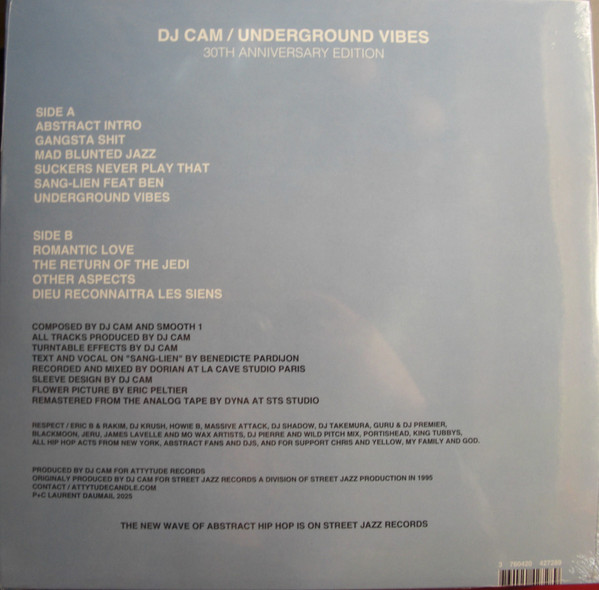 DJ Cam - Underground Vibes (30th Anniversary Edition) | Diggers Factory (UVV30TH) - 2