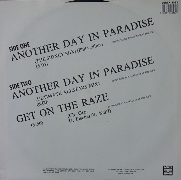 Jam Tronik - Another Day In Paradise | Debut Edge Records (DEBTX 3093) - 2 Jam Tronik - Another Day In Paradise | Debut Edge Records (DEBTX 3093) - 2