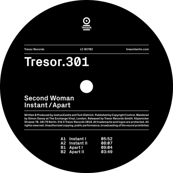 Second Woman - Instant / Apart | Tresor (Tresor.301)