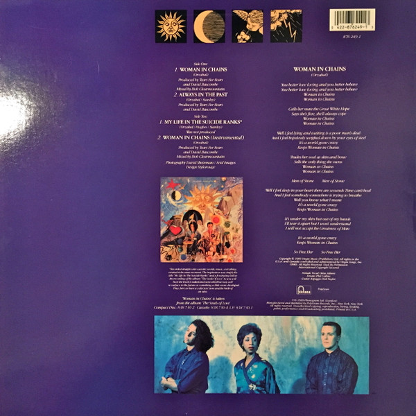 Tears For Fears - Woman In Chains | Fontana (876 249-1) - 2