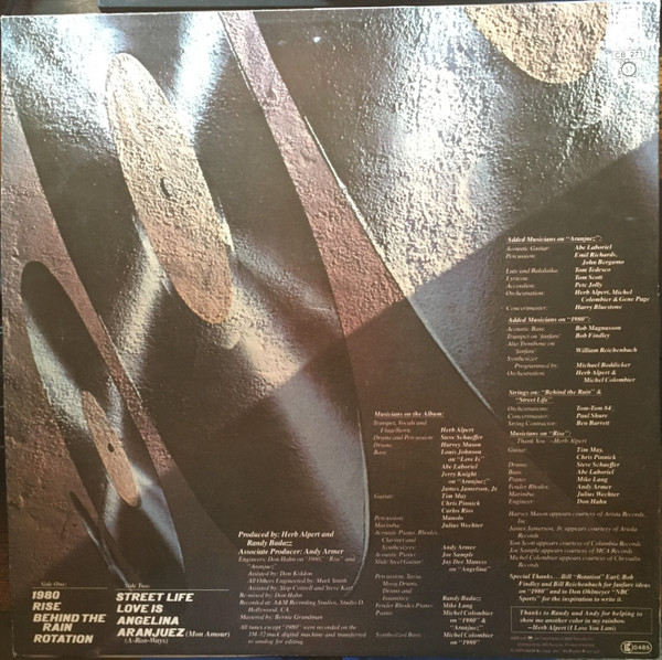 Herb Alpert - Rise | A&M Records (AMLH 64790) - 2