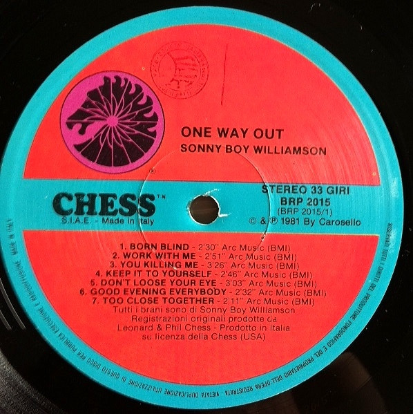 Sonny Boy Williamson - One Way Out | Chess (BRP 2015) - 2 Sonny Boy Williamson - One Way Out | Chess (BRP 2015) - 2