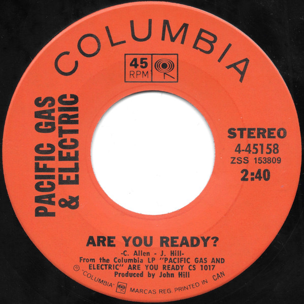 Pacific Gas & Electric - Are You Ready? | Columbia (4-45158)