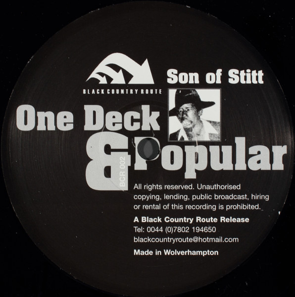 One Deck & Popular - Son Of Stitt | Black Country Route (BCR 002) - main
