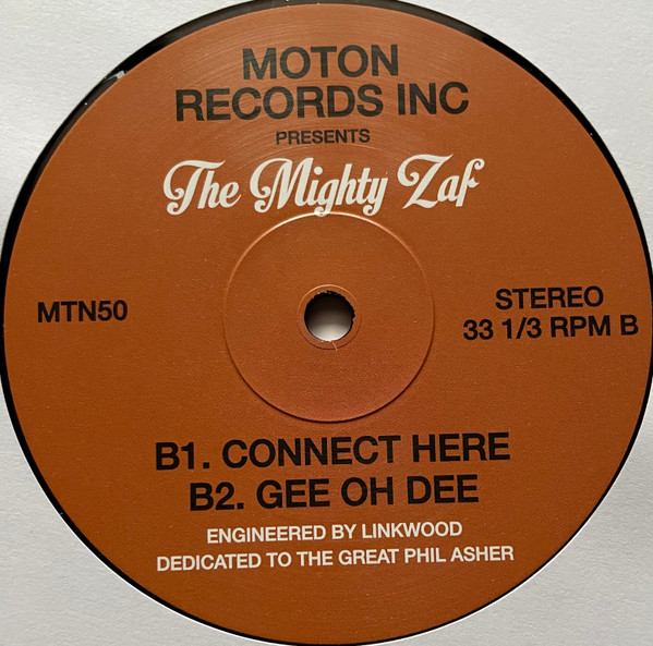 The Mighty Zaf - Things Could Be | Moton Records Inc. (MTN50) - 2