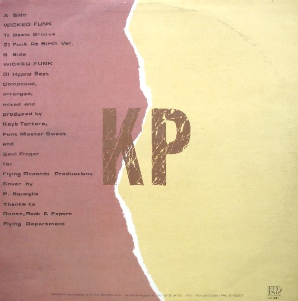 Kwanzaa Posse Featuring Funk Master Sweat - Wicked Funk | Flying Records (FLY 061) - 2