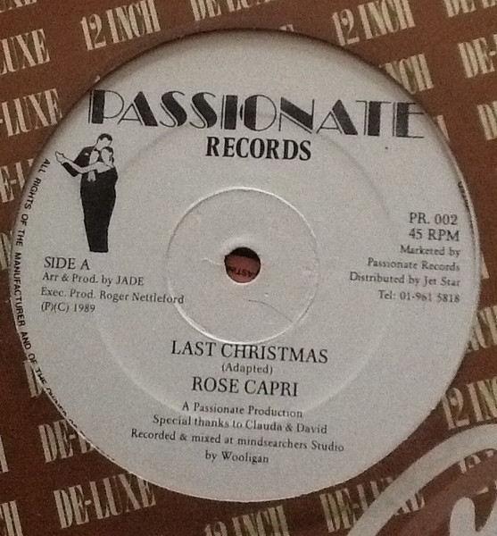 Rose Capri - Last Christmas | Passionate Records (PR. 002) - main