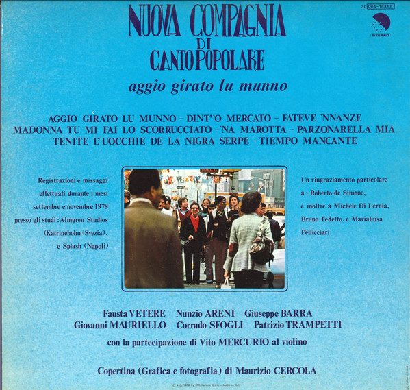 Nuova Compagnia Di Canto Popolare - Aggio Girato Lu Munno | EMI (3C 064-18368) - 2