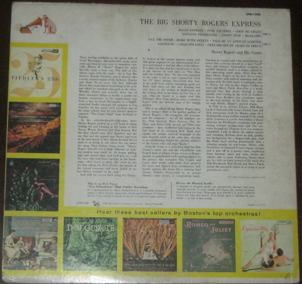 Shorty Rogers And His Giants - The Big Shorty Rogers Express | RCA Victor (LPM-1350) - 2