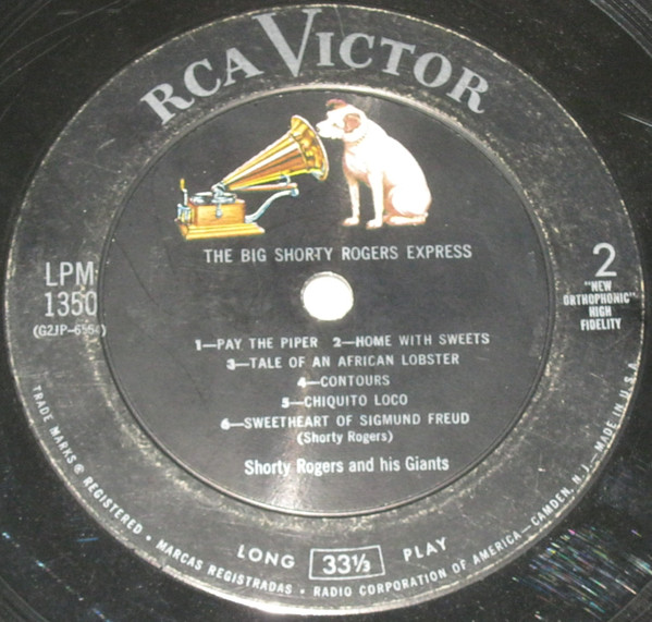 Shorty Rogers And His Giants - The Big Shorty Rogers Express | RCA Victor (LPM-1350) - 4