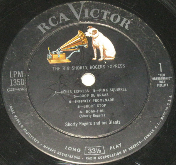 Shorty Rogers And His Giants - The Big Shorty Rogers Express | RCA Victor (LPM-1350) - 3