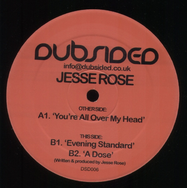 Jesse Rose - You're All Over My Head | Dubsided (DSD006) - main
