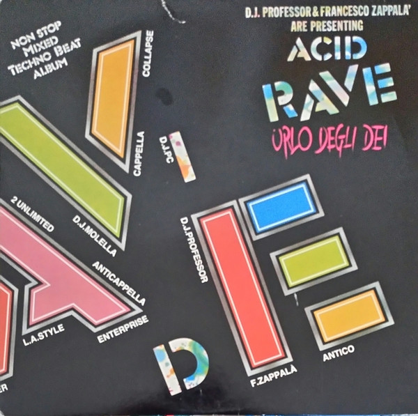 D.J. Professor & Francesco Zappalà - Acid Rave - Urlo Degli Dei | RCA (PL 75282)