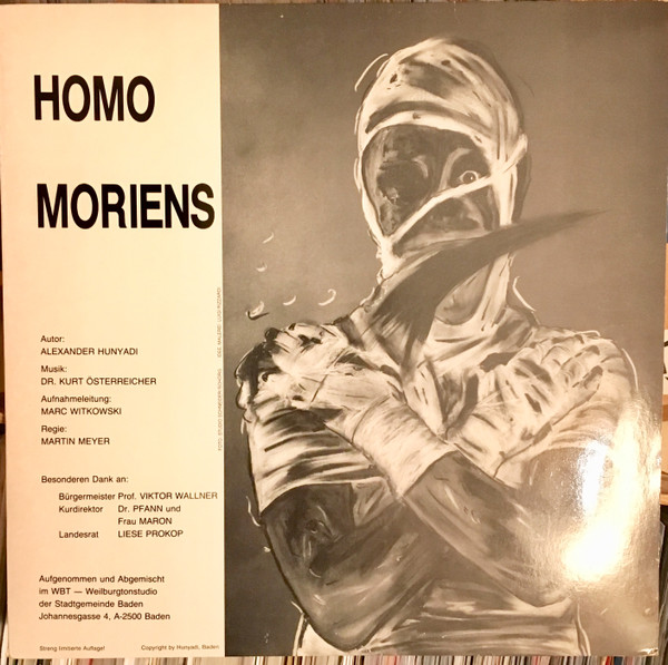 Alexander Hunuyadi - Homo Moriens | Rst Records (RST 30387)