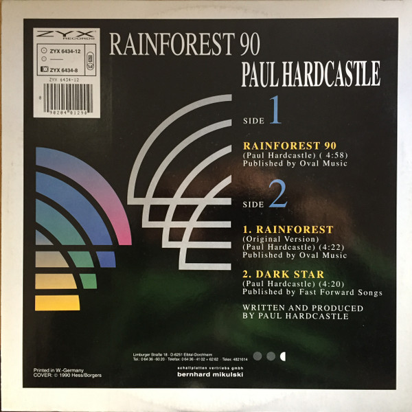 Paul Hardcastle - Rainforest 90 | ZYX Records (ZYX 6434-12) - 2 Paul Hardcastle - Rainforest 90 | ZYX Records (ZYX 6434-12) - 2