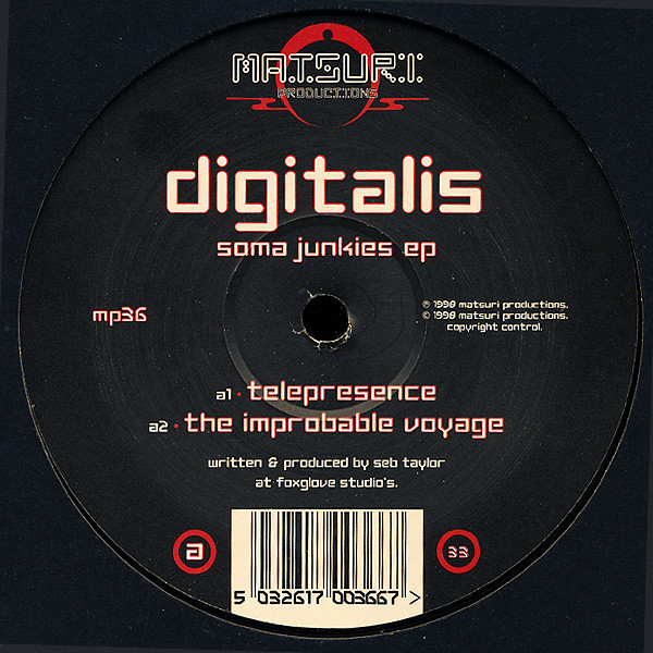 Digitalis - Soma Junkies EP | Matsuri Productions (mp36)