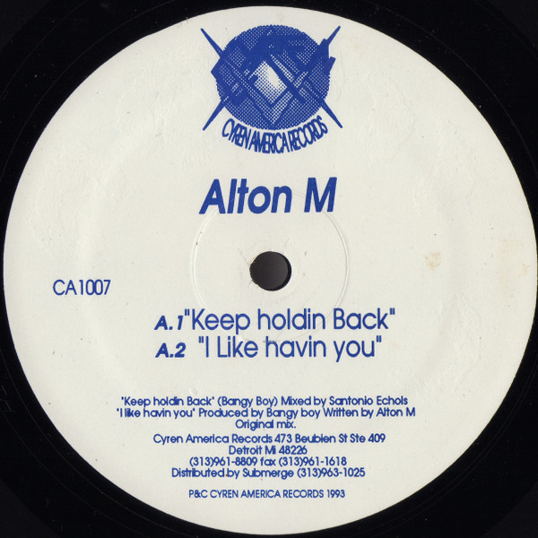 Alton Miller - I Like Havin You | Cyren America Records (CA 1007) - 2