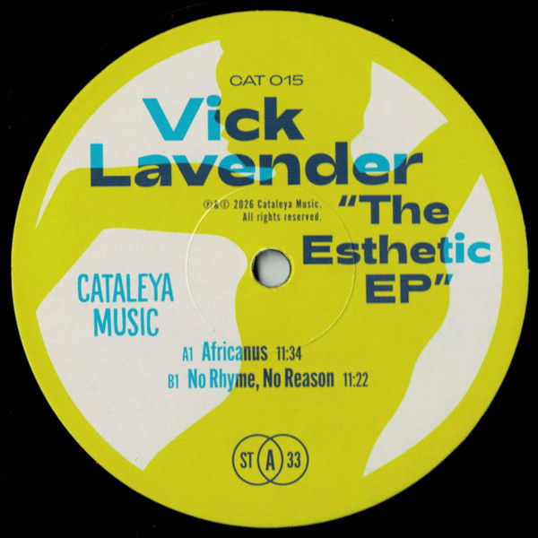 Vick Lavender - The Esthetic EP | Cataleya Music (CAT 015) Vick Lavender - The Esthetic EP | Cataleya Music (CAT 015)