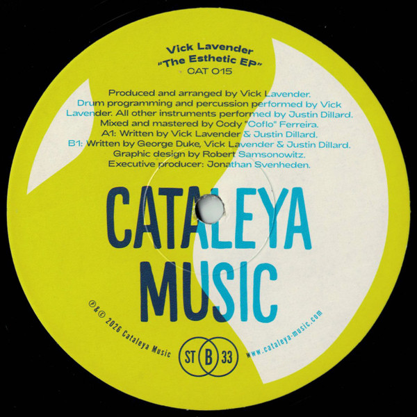 Vick Lavender - The Esthetic EP | Cataleya Music (CAT 015) - 2
